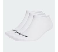 Feine Linear Low-Cut Socken, 3 Paar White / Black 37-39