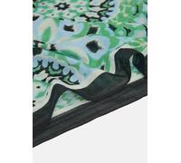 Feiner Loop-Schal aus Baumwolle mit Print grün|mehrfarbig ONESIZE