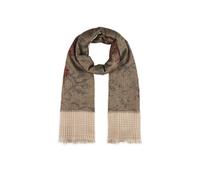 Modetuch CODELLO "Codello Schal", Damen, braun (beige), Obermaterial: 40% Modal CMD. 38% Wolle WO. 22% Baumwolle CO., Modetücher, mit Patch (43165526-0) beige