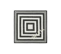 Feines Bandana aus Modalmischung mit Karomuster und OH LA LA-Schriftzug schwarz - Gr. - one size