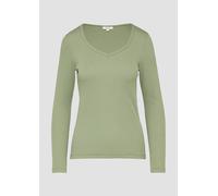 Feines Jersey-Longsleeve mit Rippstruktur 42 Grün 2166105.7369.42