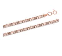 Feines Kette und/oder Armband aus Rotgold 585, Flechten Doppel-Panzer, Breite von ca. 3 mm, Gewicht in 45 cm. 3,02 gr. 20 cm Krastsvetmet