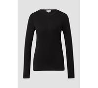 Feines Longsleeve aus Viskosestretch im Slim Fit 36 schwarz 2172330.9999.36