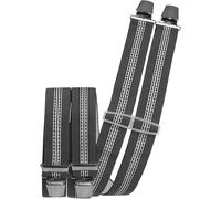 feingestreifter Hosenträger in 3 Farben grau, 120 cm