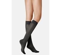 KUNERT Damen Kniestrümpfe Warm Up 60 Wärmeisolation 60 DEN Anthrazit 0980 35-38