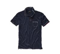 Feinsinniges Polo Mey & Edlich Blau XL Herren
