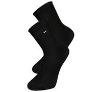 Feinsocken BOSS, Damen, Gr. 39-42, schwarz 001, Viskose, elastisch, Socken, fein gerippt, verstärkte Fersen- und Zehenpartie (64608654-39) schwarz 001