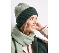 Feinstrick Beanie im Colorblock-Look