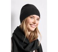Feinstrick Beanie in Unifarbe
