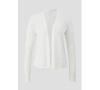 Feinstrick-Cardigan aus reiner Viskose 46 creme