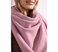 Schal STREET ONE, Damen, Gr. onesize, rosa (vintage blush meliert), Stoff, 75% Polyester, 22% Polyacryl, 3% Elasthan, unifarben, Modetücher Schal, Feinstrick (72599239-0) vintage blush meliert