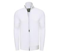 Feinstrick im Biker-Stile Slim Fit Strick-Jacke S