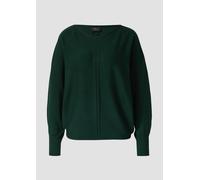 Feinstrick-Pullover im Relaxed Fit mit Ajour-Details 34 grün 2172871.6934.34