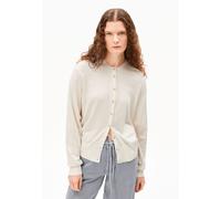 FEINSTRICK-STRICKJACKE | Bio-Baumwoll-Mix - beige (L)