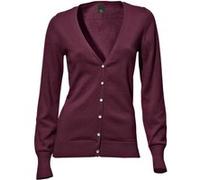 Feinstrickjacke bordeaux 36