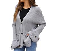Feinstrickjacke Damen Cardigan Damenstrickjacke Dünne Strickjacke Damen Beige Strickjacken Für Grobstrickjacke Kurz Dirndl Baumwolle Strick Strickblazer Leichte Mit Knöpfen
