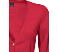 Strickjacke HEINE, Damen, Gr. 38, orange (koralle), 100% Baumwolle, unifarben, Strickjacken Strickjacke (38933822-38) koralle