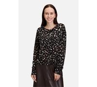 Strickjacke BETTY BARCLAY "Betty Barclay Damen Feinstrickjacke mit überschnittenen Ärmeln", Damen, Gr. 44, braun (braun, beige), Strick, Obermaterial: 80% Viskose, 20% Polyamid., casual, figurumspiele