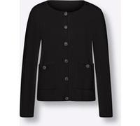 Feinstrickjacke schwarz 36