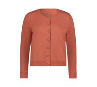Cartoon Damen Feinstrickjacke mit Rundhalsausschnitt 42, Terra Cotta