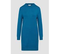 s.Oliver Feinstrickkleid mit Naht-Details Petrol 40