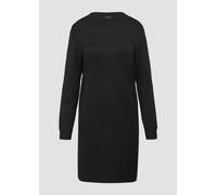 Feinstrickkleid mit Naht-Details 44 schwarz 2159902.9999.44