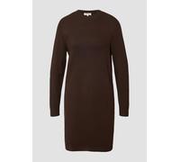 Feinstrickkleid mit Ripp-Detail am Arm 40 braun 2177367.8945.40