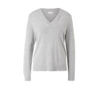 Feinstrickpullover aus Viskosemix 36 grau