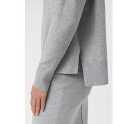 Feinstrickpullover aus Viskosemix mit Ziernaht 34 grau 2171172.93W7.34