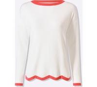 Feinstrickpullover ecru 48