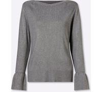 Feinstrickpullover grau-meliert 50