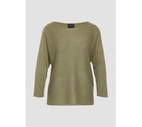 Feinstrickpullover mit Glitzergarn und Fledermausärmeln 46 Grün 2162426.7721.46
