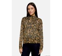 Strickpullover BETTY BARCLAY "Damen mit Lurexfaden", Damen, Gr. 42, taupe, gelb, Strick, Obermaterial: 77% Viskose, 15% Polyester, 8% Polyester, figurumspielend normal, Pullover Strickpullover (923261