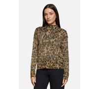 Strickpullover BETTY BARCLAY "Damen mit Lurexfaden", Damen, Gr. 44, taupe, gelb, Strick, Obermaterial: 77% Viskose, 15% Polyester, 8% Polyester, figurumspielend normal, Pullover Strickpullover (923261