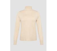 Rollkragenpullover S.OLIVER Gr. 40, beige (beige melange) Damen Pullover (55706605-40) beige melange