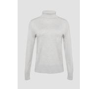Feinstrickpullover mit Rollkragen 48 grau