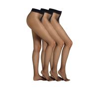 Feinstrumpfhose CAMANO "3er Pack", Damen, Gr. 38/40, schwarz, 87% Polyamid, 13% Elasthan, Strumpfhosen Feinstrumpfhose (64826811-38) schwarz