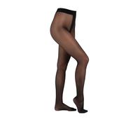 Feinstrumpfhose CAMANO "backseam 1er Pack", Damen, Gr. M, schwarz silber, 88% Polyamid, 12% Elasthan, Strumpfhosen Feinstrumpfhose (45490408-M) schwarz silber