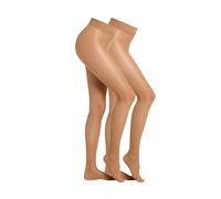 Feinstrumpfhose CAMANO, Damen, Gr. 44, make up, Obermaterial: 83% Polyamid, 17% Elasthan, elastisch, Strumpfhosen Feinstrumpfhose, Vorgeformter Fuß mit verstärkter Ferse und Fußspitze (15672011-44) ma