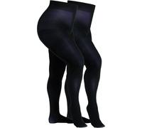 Camano Damen Strumpfhose 60 DEN Curvy Reißfest und langlebig Besonders gute Dehnung seiden matter Look Bequeme Passform und Komfortbund 1er Pack 52/54 navy