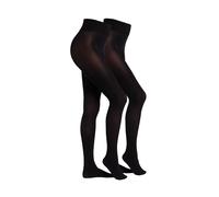 Feinstrumpfhose CAMANO "Strumpfhose 2er Pack", Damen, Gr. 38/40, schwarz, 94% Polyamid, 6% Elasthan, Strumpfhosen Feinstrumpfhose (61323432-38) schwarz