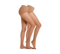 Feinstrumpfhose CAMANO "Strumpfhose 2er Pack", Damen, Gr. 42/44, beige (make up), 81% Polyamid, 19% Elasthan, Strumpfhosen Feinstrumpfhose (46197555-42) make up