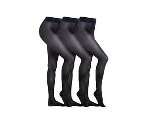 Feinstrumpfhose CAMANO "Strumpfhose 3er Pack", Damen, Gr. 38/40, blau (navy), 83% Polyamid 17% Elasthan, Strumpfhosen Feinstrumpfhose (67797200-38) navy