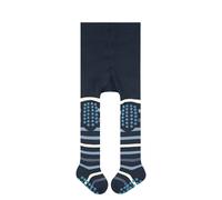 Falke Baby-Strumpfhose Multi Stripe B TI Baumwolle rutschhemmende Noppen Blau 62-68 Space Blue 6116