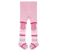 Falke Unisex Baby-Strumpfhose Multi Stripe – Baumwolle, rutschhemmende Noppen – Rosa (Thulit) 62-68