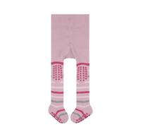 Feinstrumpfhose FALKE "Multi Stripe", Mädchen, Gr. 80-92, rosa (rosewater (8666)), Obermaterial: 84% Baumwolle CO. 16% Polyamid PA., Strumpfhosen Feinstrumpfhose (97081963-80) rosewater (8666)