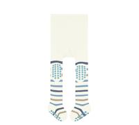 Feinstrumpfhose FALKE "Multi Stripe", Mädchen, Gr. 80-92, weiß (sanftes weiß (2047)), Obermaterial: 84% Baumwolle CO. 16% Polyamid PA., Strumpfhosen Feinstrumpfhose (43499025-80) sanftes weiß (2047)
