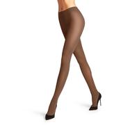 Feinstrumpfhose FALKE "Pure Matt", Damen, Gr. S/M, braun (caramel), Obermaterial: 92% Polyamid, 8% Elasthan, unifarben, elastisch, Strumpfhosen Feinstrumpfhose, semi-blickdicht & matt, fein, weich (23