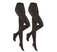 Feinstrumpfhose HUDSON "SIMPLY 40", Damen, Gr. L, schwarz (dunkelbraun), Obermaterial: 95% Polyamid, 5% Elasthan, elastisch, Strumpfhosen Feinstrumpfhose, Semi-blickdicht und matt (22220631-L) dunkelb
