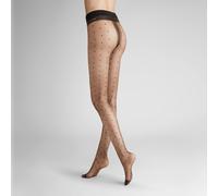 Hudson Damen Strumpfhosen Dots 20 gepunktet 20 DEN Black 0005 40-42